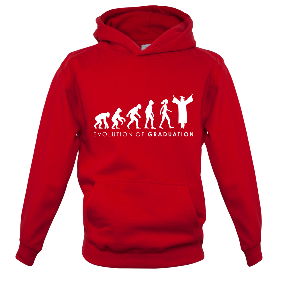 Evolution Of Woman Graduation Kids T Shirt