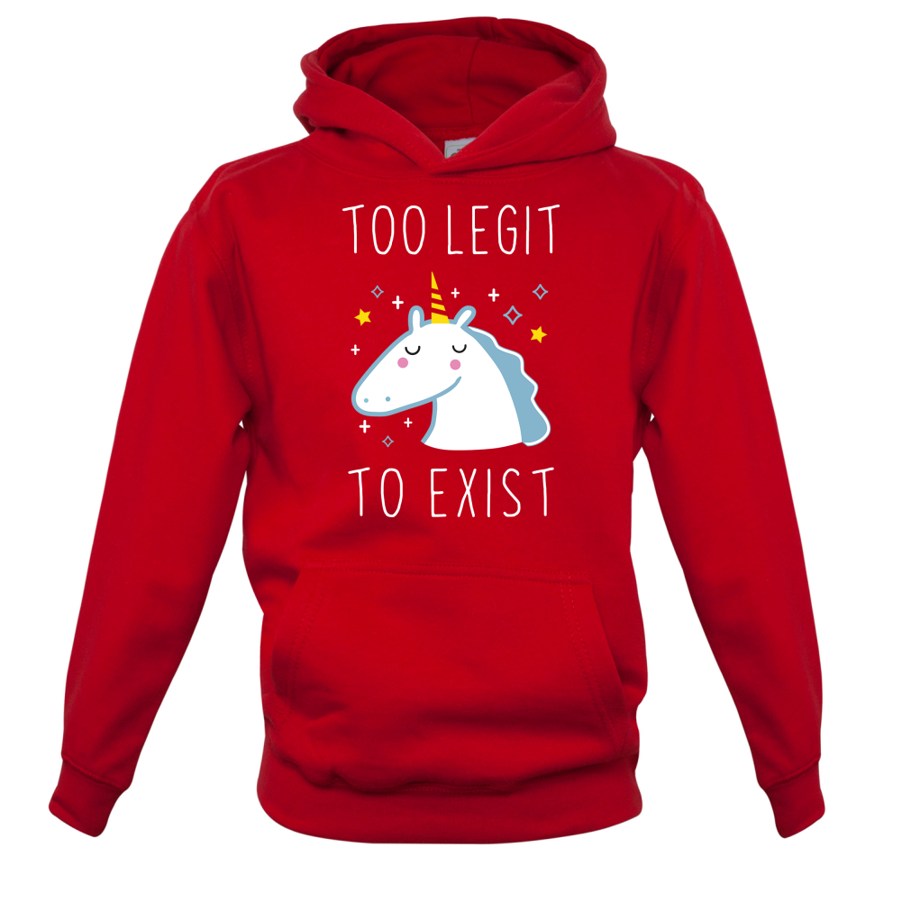 Too Legit To Exist Kids T Shirt