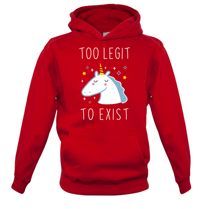 Too Legit To Exist Kids T Shirt
