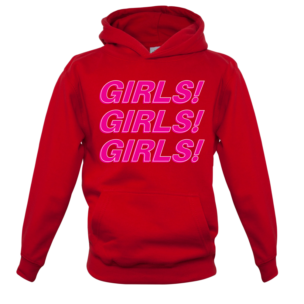 Girls Girls Girls Kids T Shirt