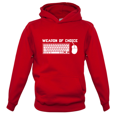 Weapon Of Choice PC Kids T Shirt