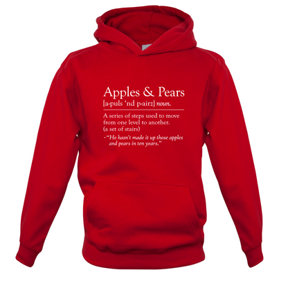 Apples & Pears Defenition  Kids T Shirt