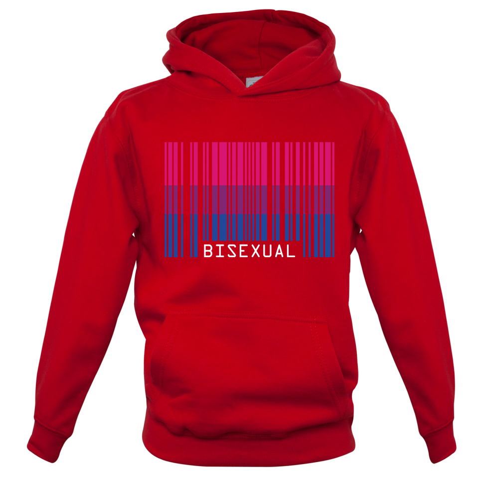 LGBT Barcode Flags - Bisexual Kids T Shirt