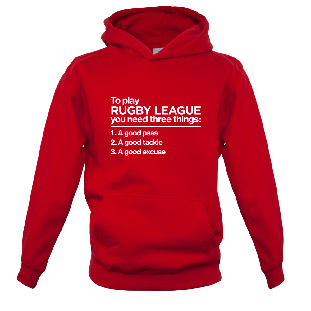 To Play Rugby League Kids T Shirt