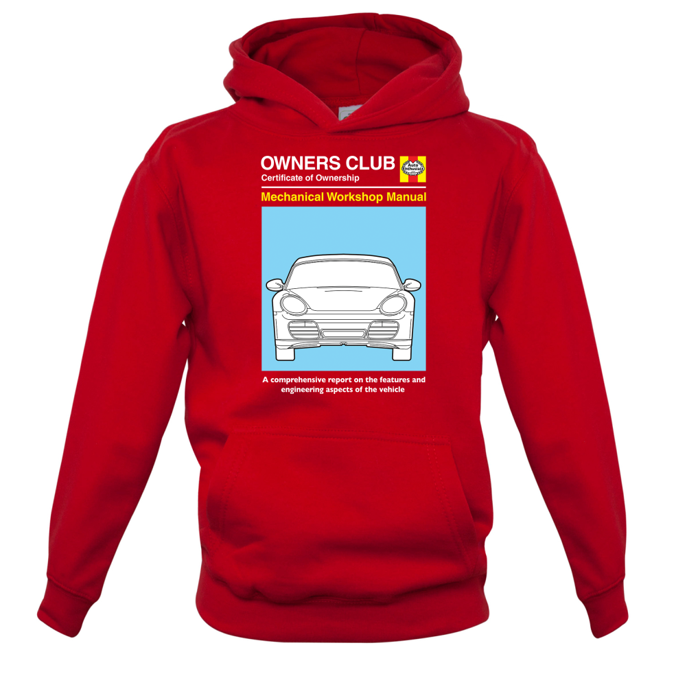 Car Owners Manual 987 Kids T Shirt