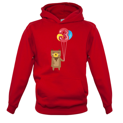 3rd Birthday Bear Kids T Shirt