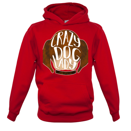 Crazy Dog Lady Kids T Shirt