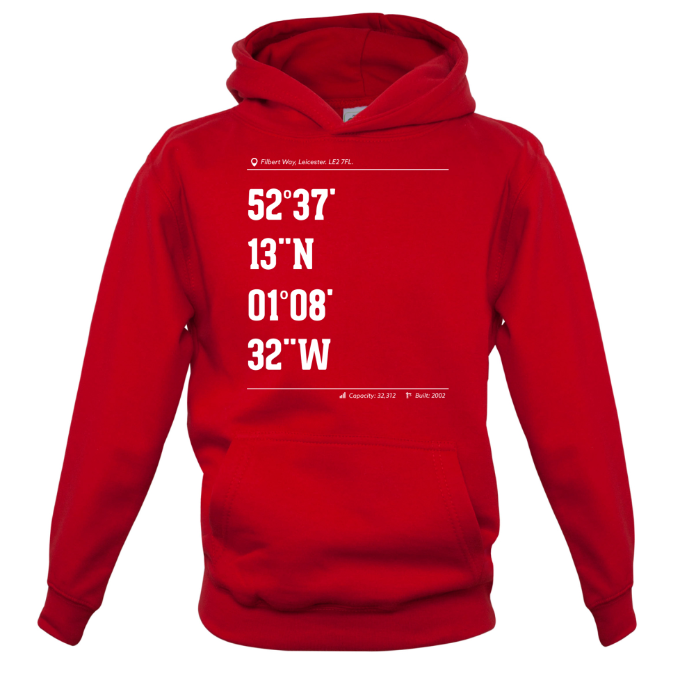 Stadium Coordinates Leicester Kids T Shirt