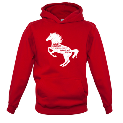 Wild Horses Can Drag Me Away Kids T Shirt