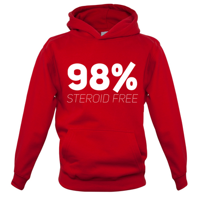98% Steroid Free Kids T Shirt