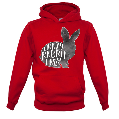 Crazy Rabbit Lady Kids T Shirt