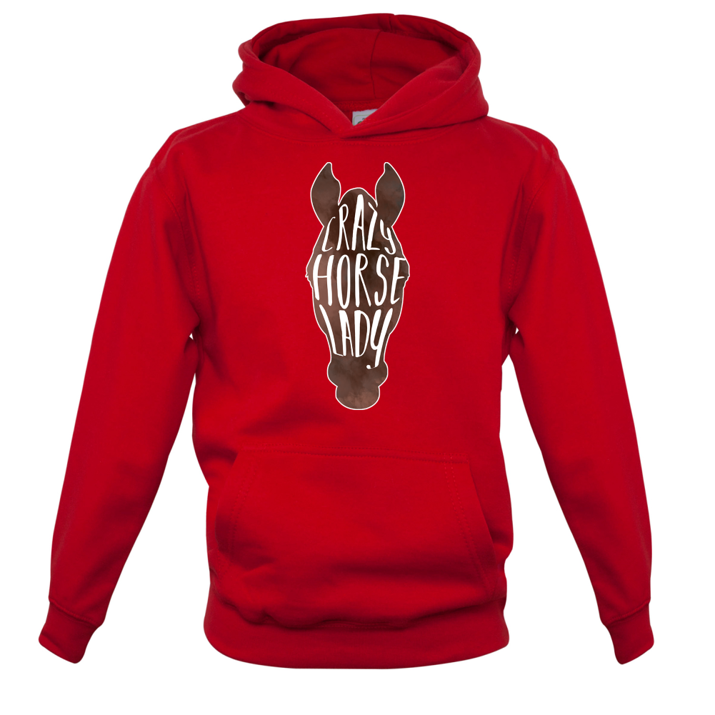 Crazy Horse Lady Kids T Shirt