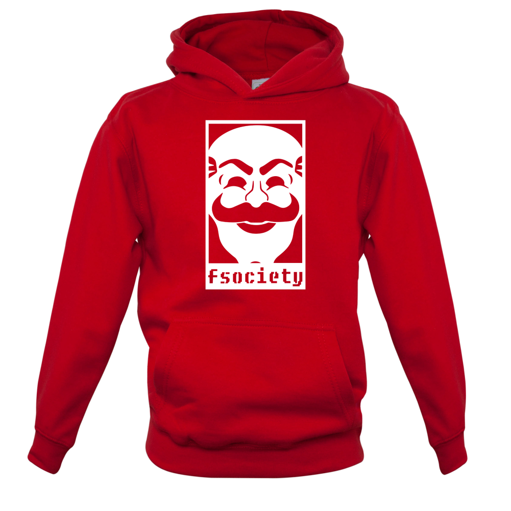 Fsociety Mask Kids T Shirt