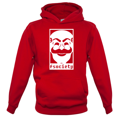 Fsociety Mask Kids T Shirt