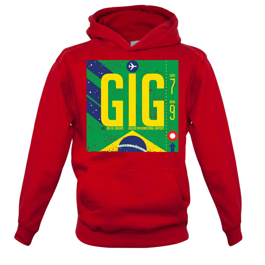 Rio Airport Kids T Shirt