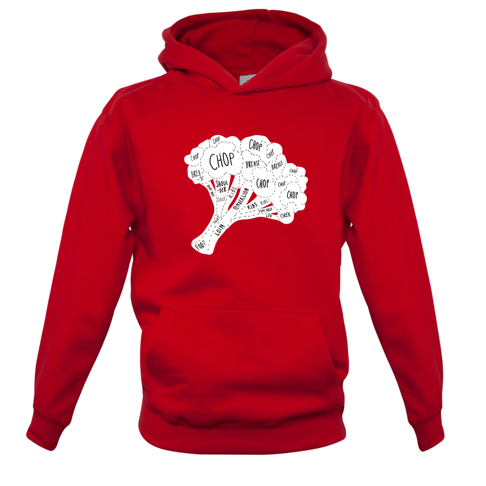 Butcher Broccoli Diagram Kids T Shirt