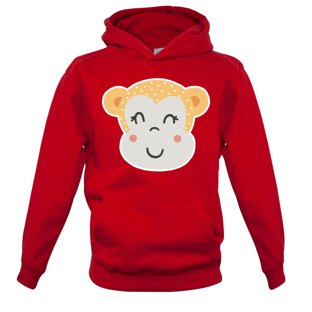 Smiley Face Monkey  Kids T Shirt