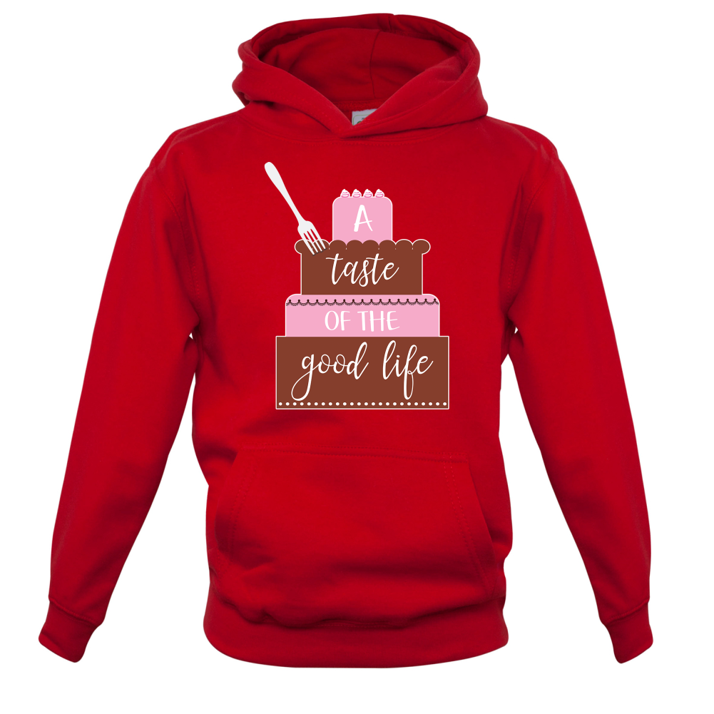 Taste The Good Life Kids T Shirt