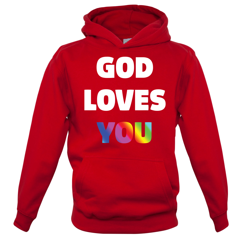 God Loves You Kids T Shirt