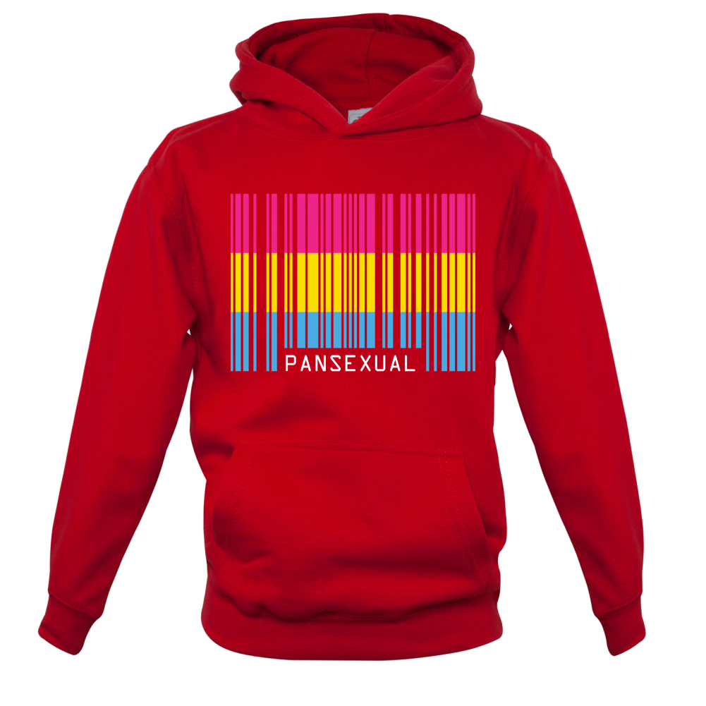 LGBT Barcode Flags - Pan Sexual Kids T Shirt