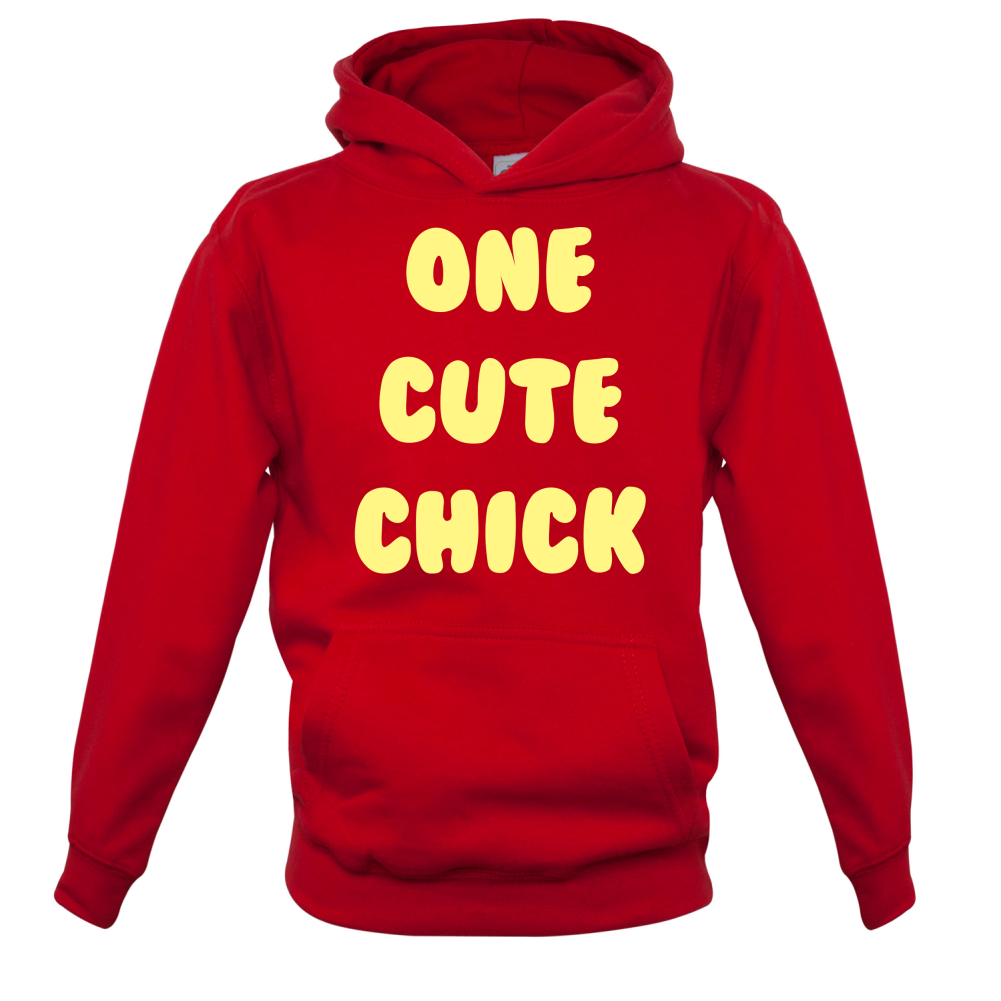 One Cute Chick  Kids T Shirt