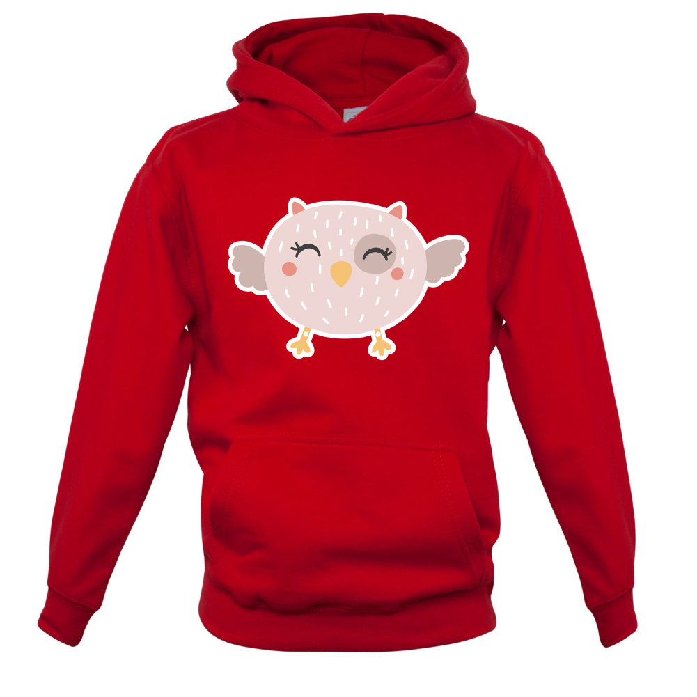 Smiley Face Baby Owl Kids T Shirt