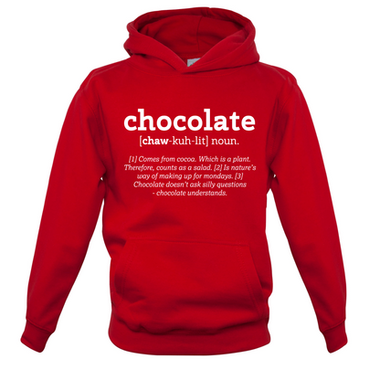 Definition Chocolate Kids T Shirt