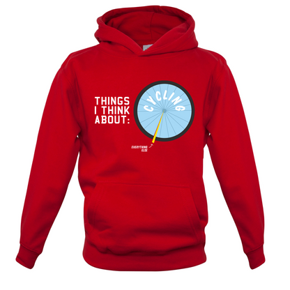 I Thiink About Cycling Kids T Shirt