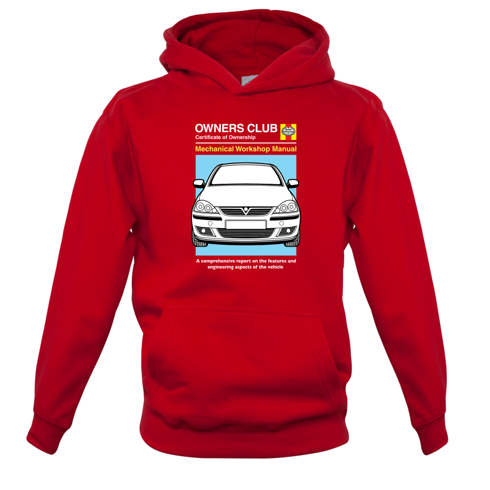 Car Owners Manual Corsa Kids T Shirt