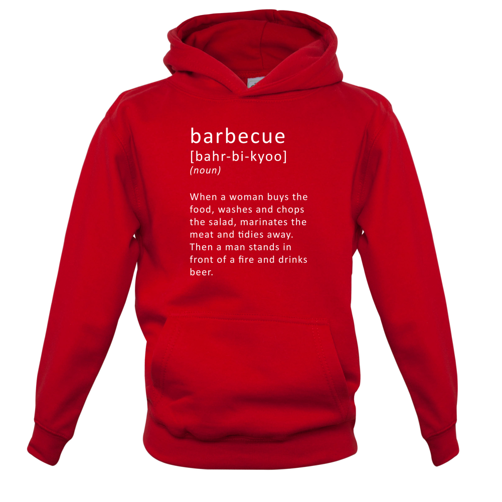 Funny Definition Barbecue Kids T Shirt