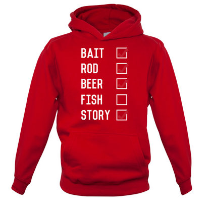 Fishing Checklist Kids T Shirt