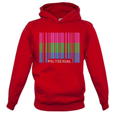 LGBT Barcode Flags - PolySexual Kids T Shirt