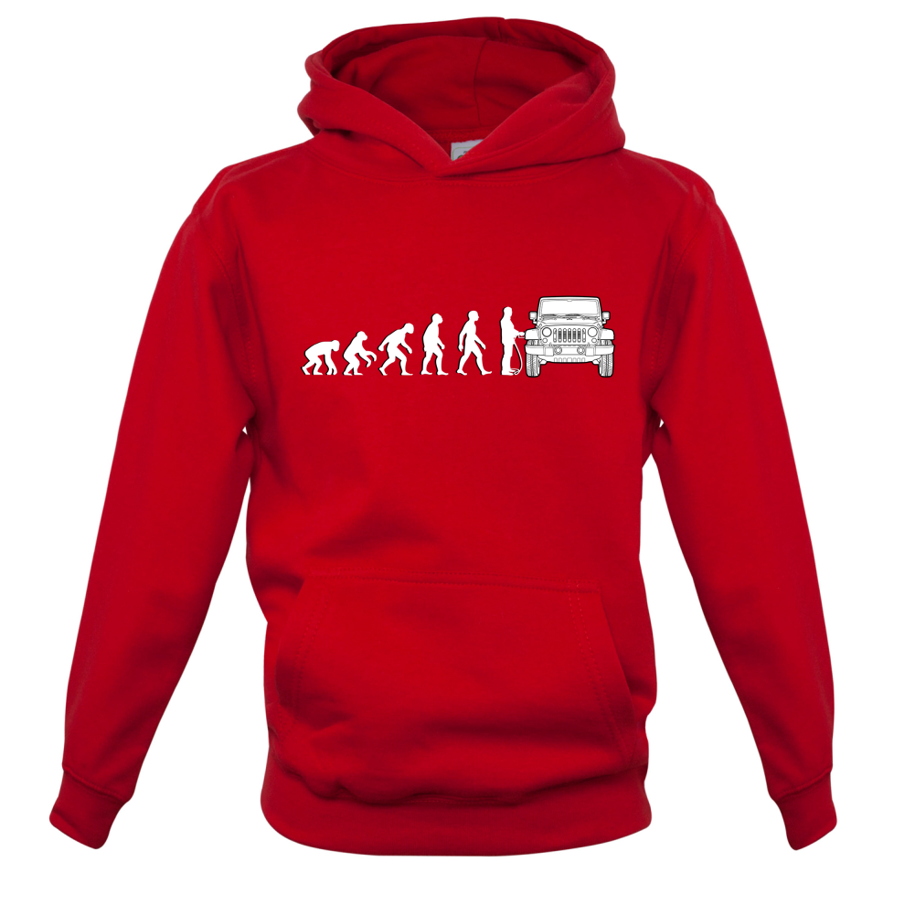 Evolution of Man JK Driver Kids T Shirt