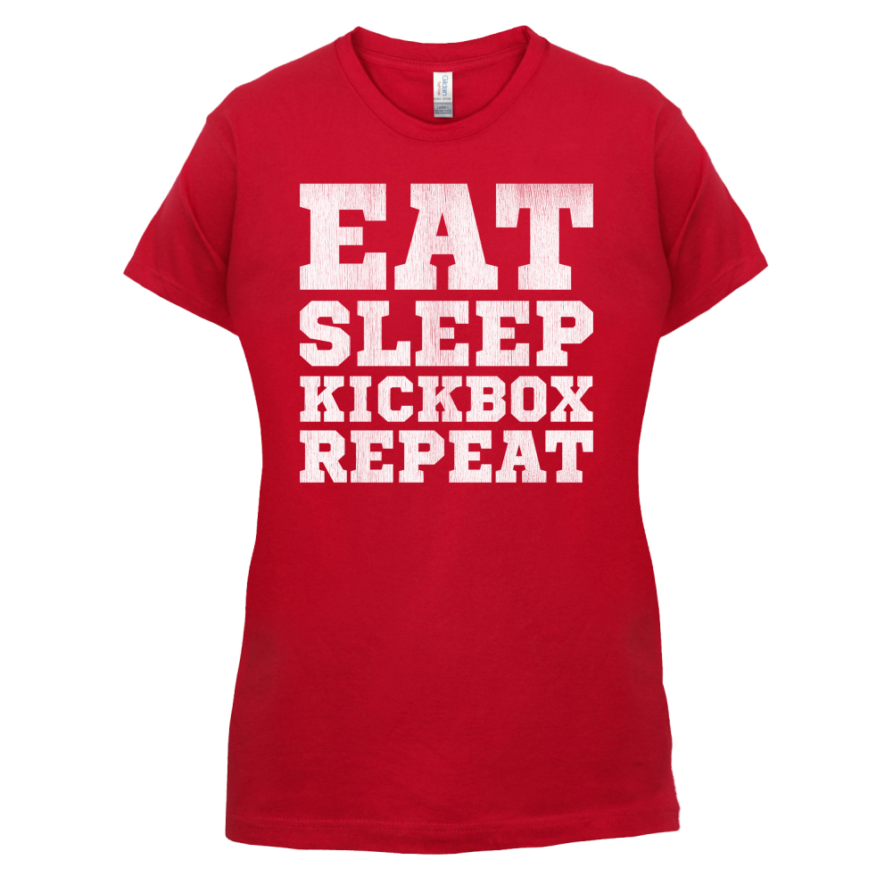 Eat Sleep Kickbox REPEAT T Shirt