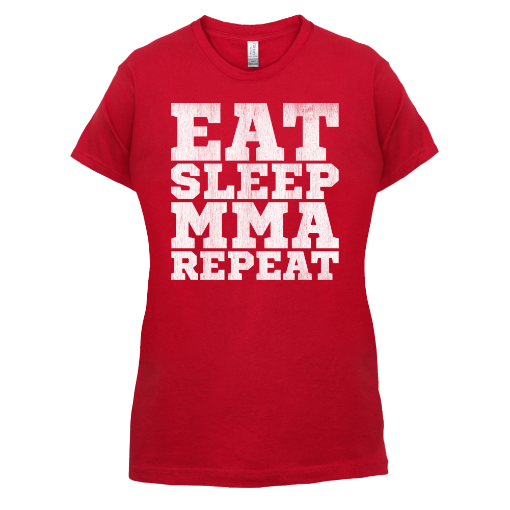 Eat Sleep MMA REPEAT T Shirt