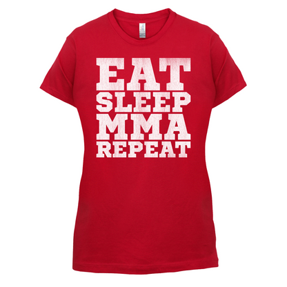 Eat Sleep MMA REPEAT T Shirt