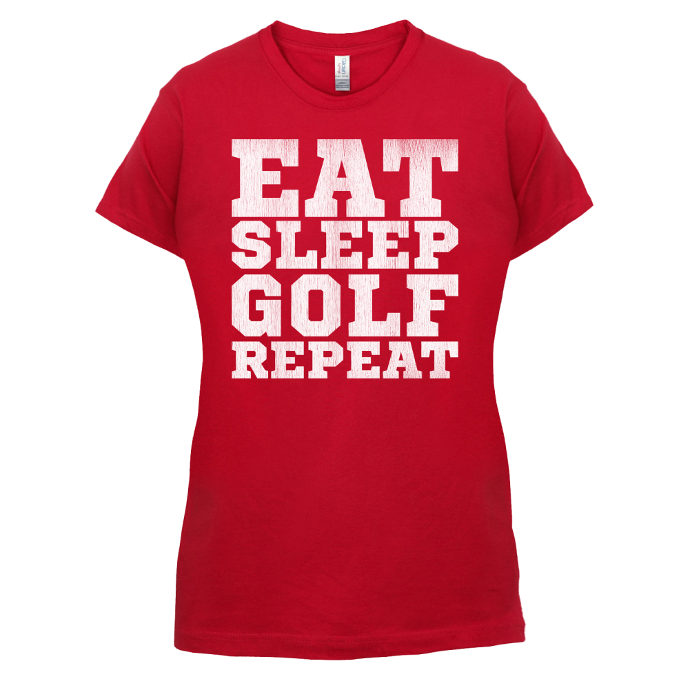 Eat Sleep Golf REPEAT T Shirt