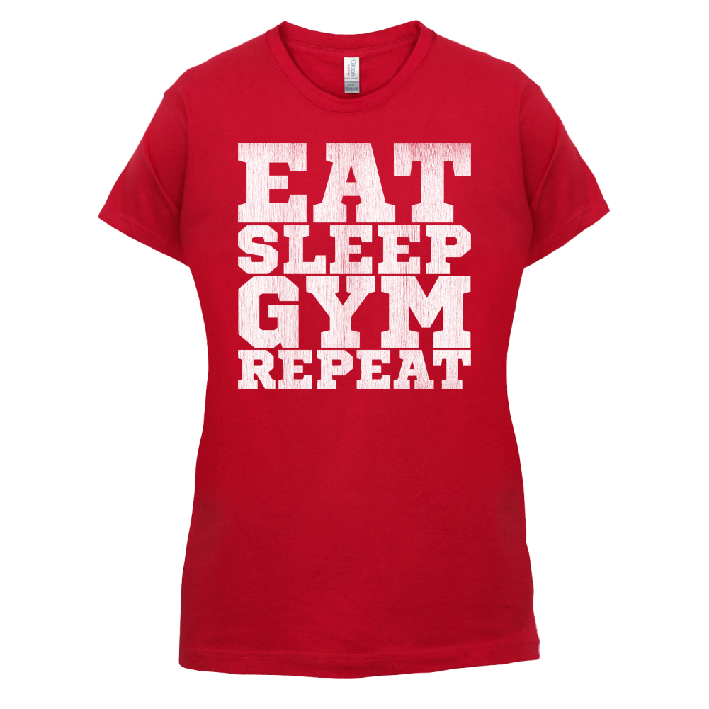 Eat Sleep Gym REPEAT T Shirt
