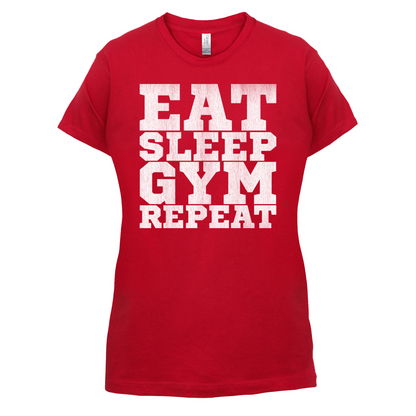 Eat Sleep Gym REPEAT T Shirt