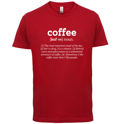 Definition Coffee T Shirt