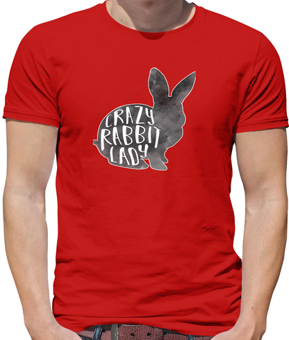 Crazy Rabbit Lady T Shirt
