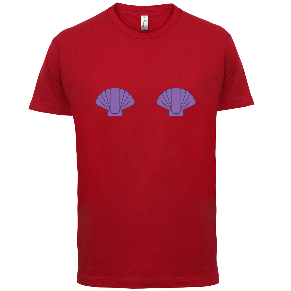 Mermaid Shell Boobs T Shirt
