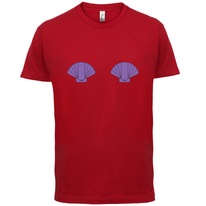 Mermaid Shell Boobs T Shirt
