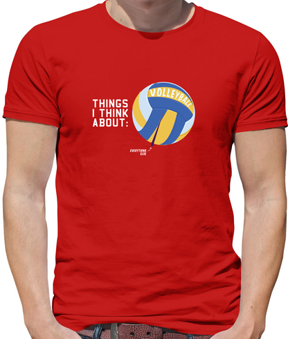 I Thiink About Volleyball T Shirt