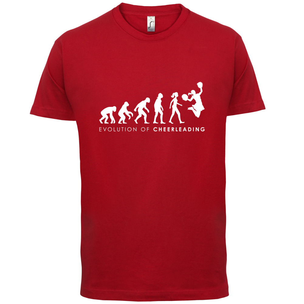 Evolution Of Woman Cheerleading T Shirt