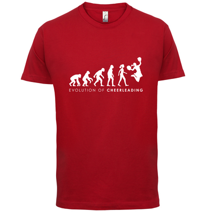 Evolution Of Woman Cheerleading T Shirt