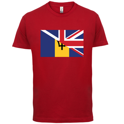 Half Barbados Half UK T Shirt