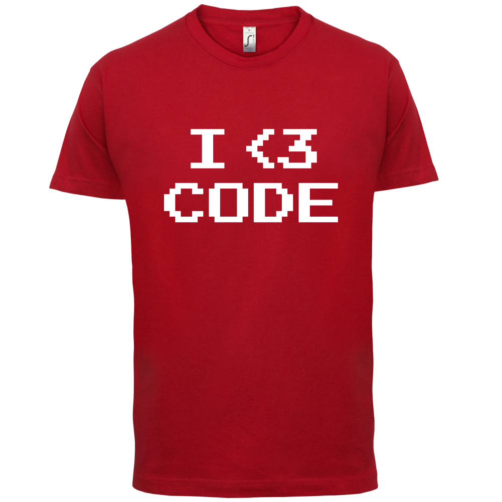 I Heart Code T Shirt