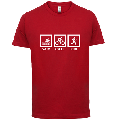Swim Cycle Run T Shirt
