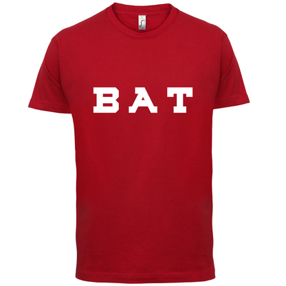 Justcie Bat College Style T Shirt